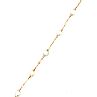 18kt Yellow Gold Pearl Bracelet