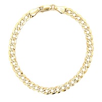 14kt Yellow Gold 8" 5.5mm Curb Bracelet