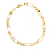 14kt Yellow Gold 8" 5.25mm Hollow Figaro Bracelet