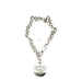 Tiffany & Co. Return To Tiffany Circle Round Charm Pendant 7.75" Bracelet