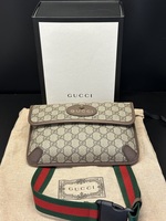 Gucci Waist Pouch Neo GG Supreme Belt Bag Authenticated