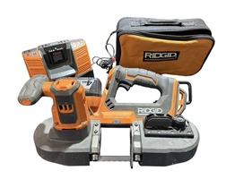 RIDGID 18V Cordless Compact Band Saw Kit with (1) 4.0 Ah Battery and Charger