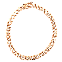 14kt Rose Gold 9" 11mm Miami Cuban Link Bracelet