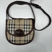 Burberry Vintage Nova Checked Crossbody Shoulder Flap Bag