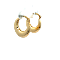 10kt Yellow Gold Hoop Earrings