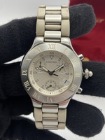 Cartier Must 21 Chronoscaph Stainless Steel Watch 2424  