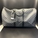 Louis Vuitton Keepall Bandouliere 55 Damier Graphite Canvas Duffle Bag 