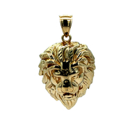 10kt Yellow Gold Lion Pendant