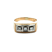 10kt Yellow Gold .45ct tw Diamond Ring 