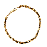 14kt Yellow Gold 8.5" 4mm Rope Bracelet