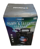 Polaroid Black Bluetooth LED Speaker Tailgate pbt3065