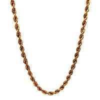 14kt Yellow Gold 18" 4mm Rope Chain