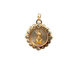 10kt Yellow Gold CZ Virgin Mary Pendant 