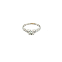  14kt White Gold .46ct Diamond Solitaire Ring I1 H 