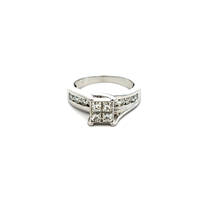  14kt White Gold 1.00ct tw Diamond Engagement Ring 