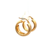 18kt Yellow Gold Hoop Earrings