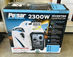 Pulsar 2300 Watt Portable Gas Powered Super Quiet Inverter Generator PG2300iS