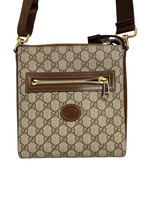 Gucci Interlocking G Shoulder Bag GG Supreme Leather 