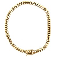  14kt Yellow Gold 9.5" 5mm Cuban Link Bracelet