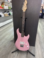 Peavey ROCKMASTER PINK SPARKLE Solid Body Electric Guitar