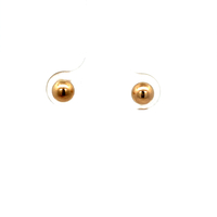 14kt Yellow Gold Stud Ball Earrings