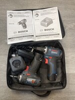 BOSCH 12V Max 2-Tool Brushless Combo Kit with 3/8 In. Drill/Driver, 1/4 In. Hex 