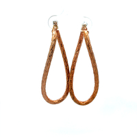 14kt Rose Gold Twisted Earrings