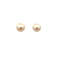 14kt Yellow Gold Pearl Stud Earrings