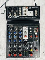 Peavey PV 6BT 6-Channel Compact Mixer with Bluetooth 