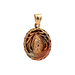 14kt Two Tone Virgin Mary Pendant