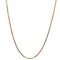 14kt Yellow Gold 15" 1mm Box Link Chain