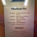 Apple MacBook Pro A1706 256GB storage 