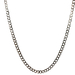 14kt White Gold 20" 4mm Curb Link Chain