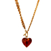 14kt Yellow Gold 32" Heart Necklace