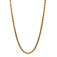  14kt Yellow Gold 24" 2.5mm Rope Chain