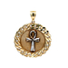 10kt Two Tone Religious Pendant  