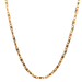  14kt Tri-Color 24" 3mm Mariner Link Chain