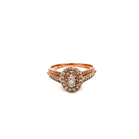 14kt Rose Gold 1.00ct tw Diamond Ring