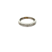 14kt White Gold .36ct tw Diamond Band