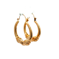 10kt Yellow Gold Hoop Earrings