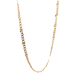  14kt Two Tone 22" 4mm Fancy Link Chain