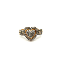 10kt Yellow Gold .40ct tw Diamond Heart Ring