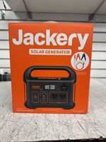JACKERY EXPLORER 290 PLUS 300W SOLAR GENERATOR W/12V BATTERY CHARGER CABLES