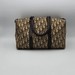 Vintage Dior Brown & Tan Monogram Canvas Boston Bag