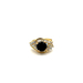  18kt Yellow Gold .75ct tw Diamond & Sapphire Ring 