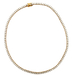 10kt Yellow Gold 18" 4mm 2.47ct tw Diamond Tennis Necklace