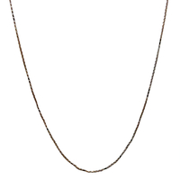 14kt White Gold 19.5" 0.5mm Box Link Chain 