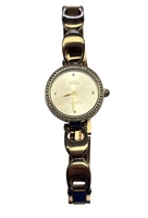 COACH Park Signature Chain Gold-Tone Bangle Watch