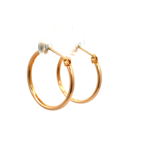 14kt Yellow Gold Hoop Earrings