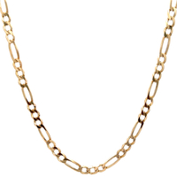  14kt Yellow Gold 24" 5.25mm Figaro Link Chain